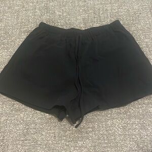 BLack sweat shorts